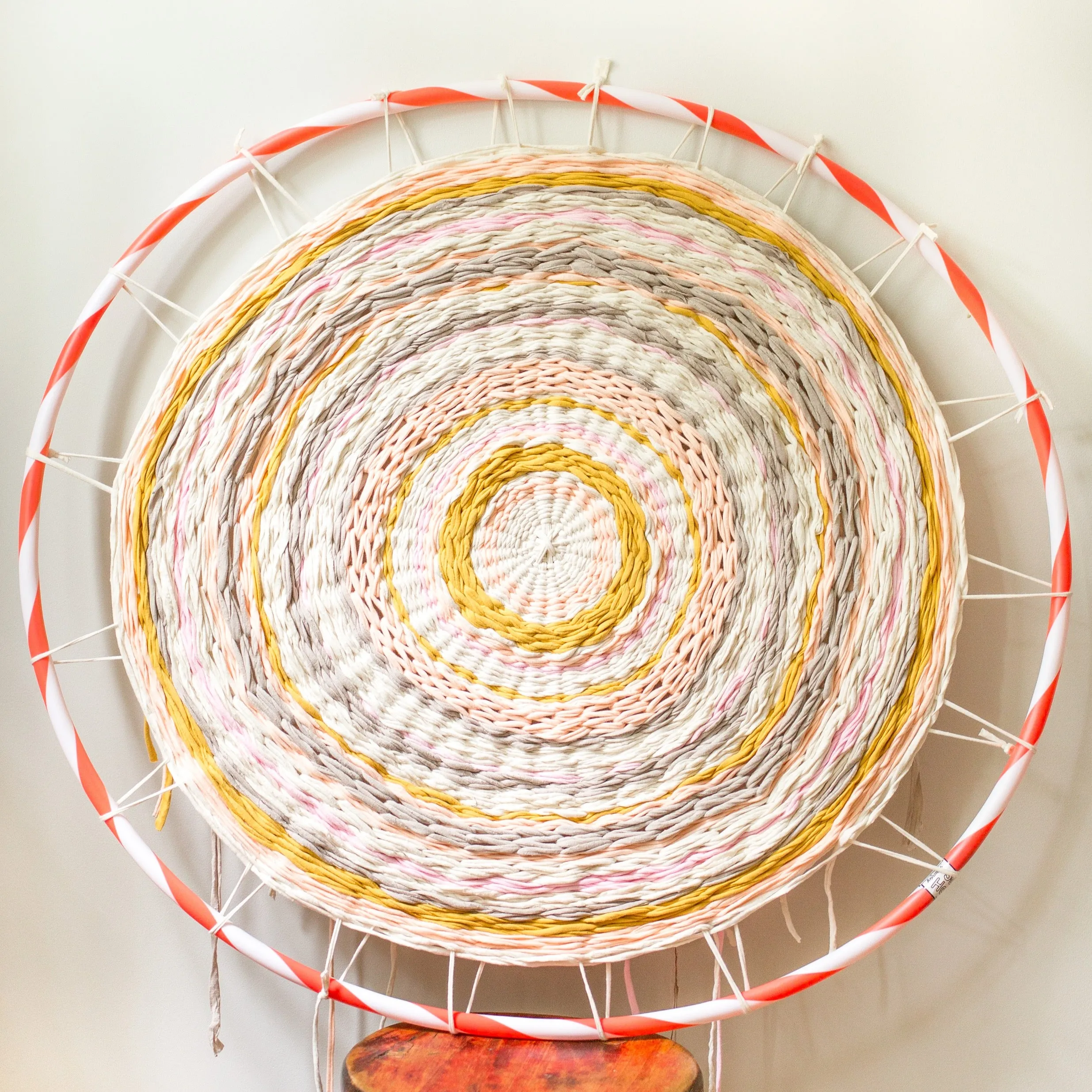 Woven Hula Hoop Rug Pattern