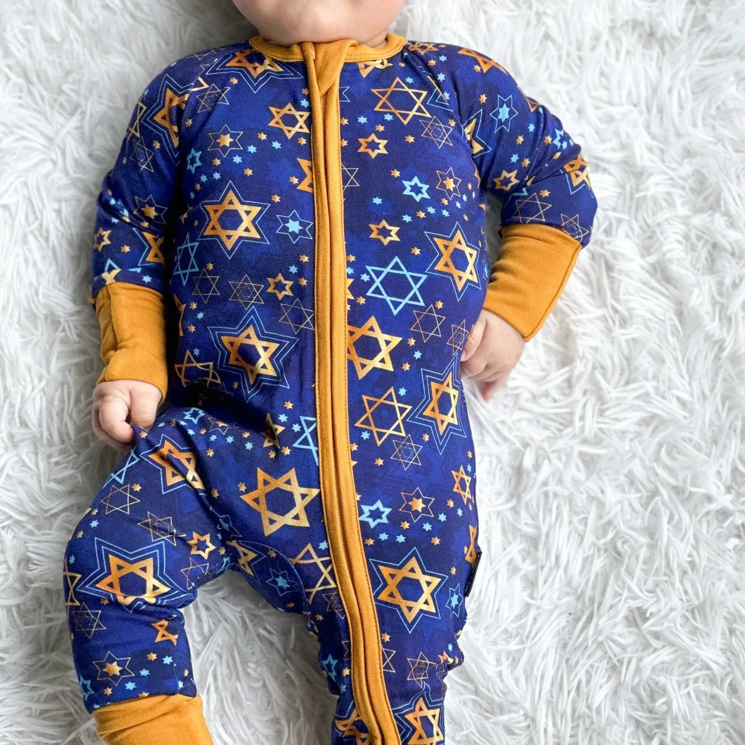 ZIP ROMPER- Chanukkah